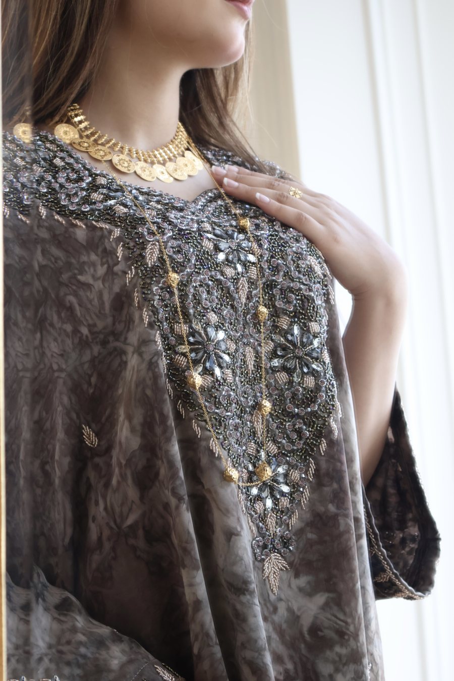 silk dress