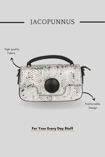 حقيبة جلد التمساح - crocodile Hand Bag